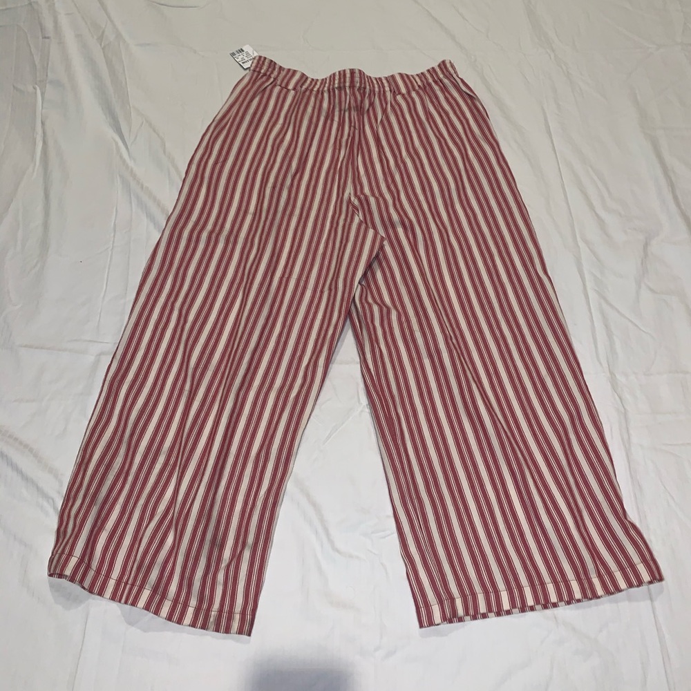 striped elastic waist pants - Picture 2 of 3